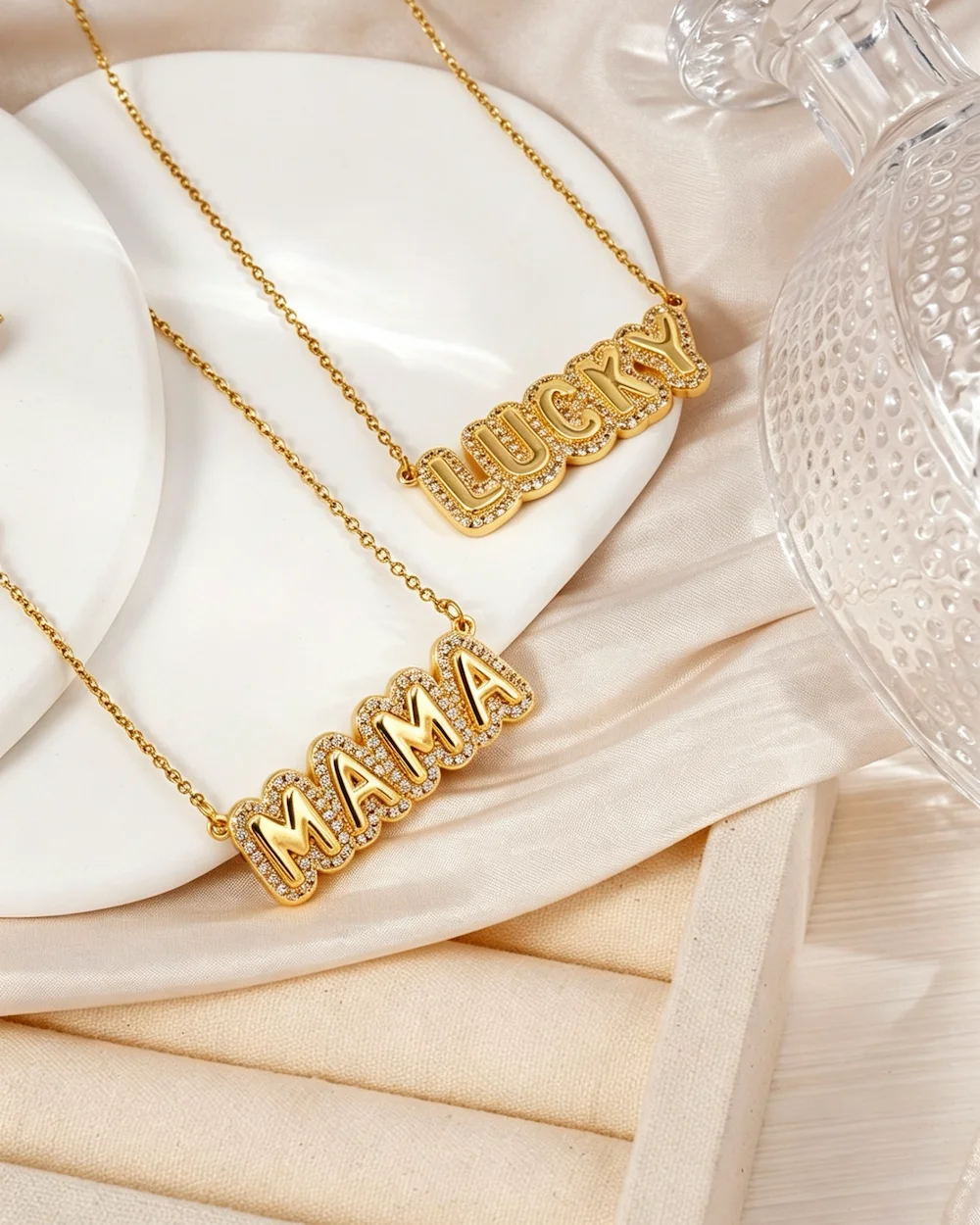The Lucky Mama Collection Copper Mixed Gemstone Necklace